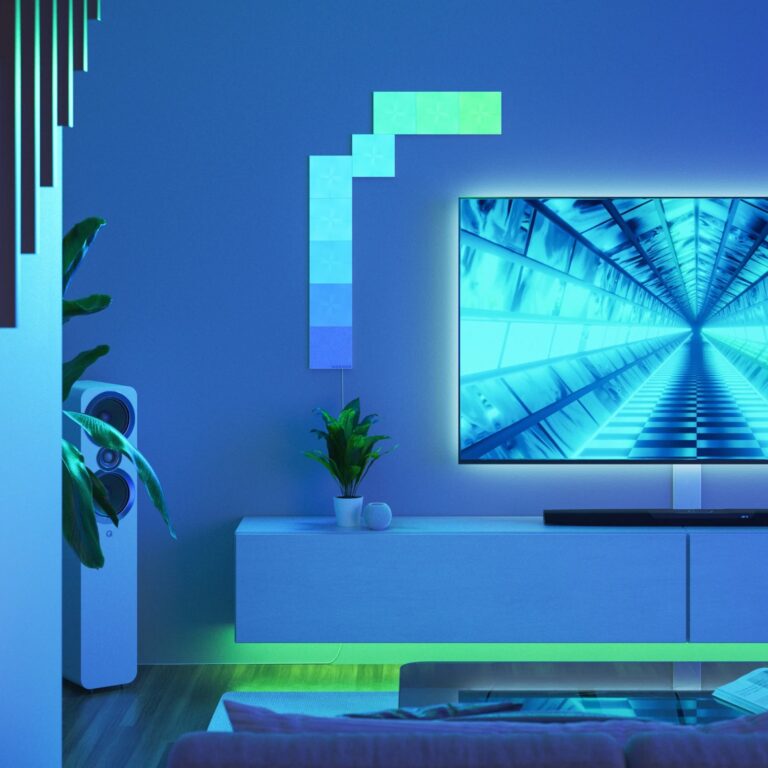 Nanoleaf ナノリーフ Canvas キャンバス スターターパック 9枚入り RGBCWマルチカラー スマートライト ゲーミングライトパネル タッチ操作 Wi-Fi HomeKit Alexa