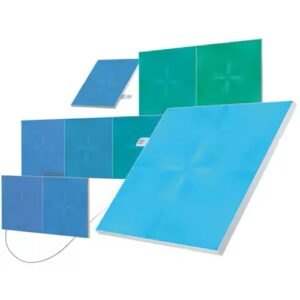 Nanoleaf ナノリーフ Canvas キャンバス スターターパック 9枚入り RGBCWマルチカラー スマートライト ゲーミングライトパネル タッチ操作 Wi-Fi HomeKit Alexa - 画像 (3)