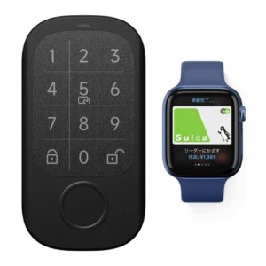 キャンディハウス SESAME TOUCH PRO セサミタッチプロ 暗証番号 指紋認証パッド ICカードリーダー Suica対応 PASMO対応 Apple watch 工事不要 取付カンタン 防犯対策 - 画像 (4)