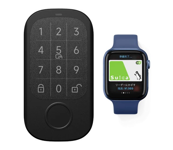 キャンディハウス SESAME TOUCH PRO セサミタッチプロ 暗証番号 指紋認証パッド ICカードリーダー Suica対応 PASMO対応 Apple watch 工事不要 取付カンタン 防犯対策 - 画像 (4)