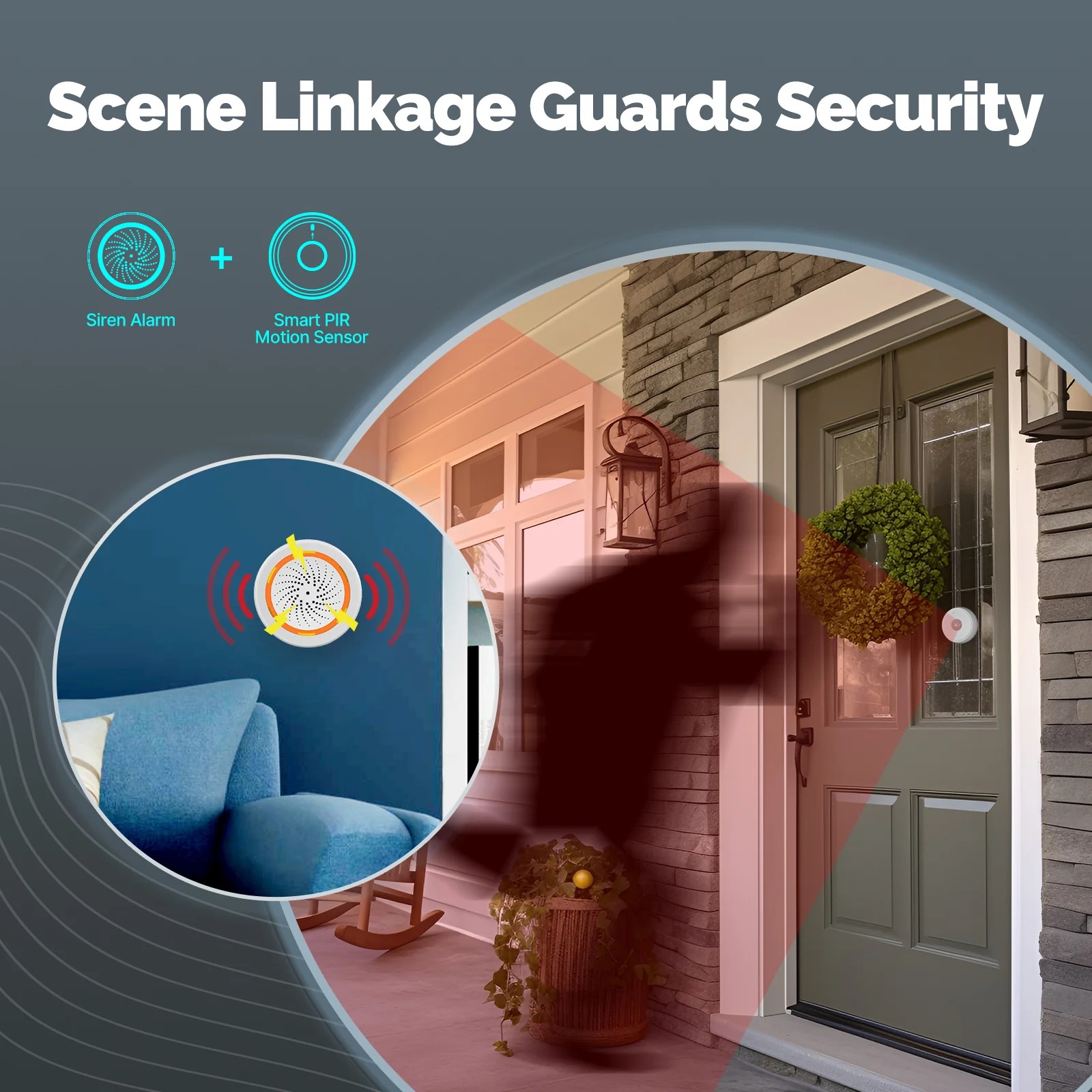 MOES 人感センサー PIRセンサー モーションセンサー ZigBee 赤外線モーション検知 CR2450電池式 磁石取付 照明連動可能 マグネット コンパクト スマートホーム - 画像 (7)