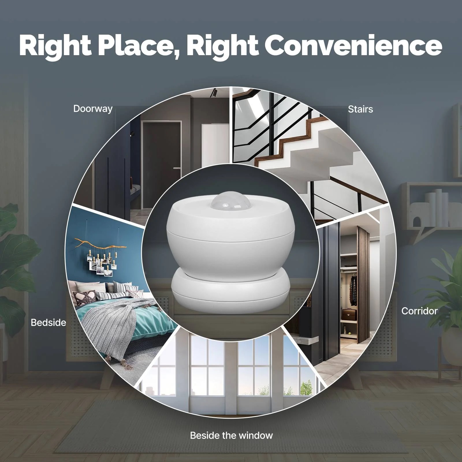 MOES 人感センサー PIRセンサー モーションセンサー ZigBee 赤外線モーション検知 CR2450電池式 磁石取付 照明連動可能 マグネット コンパクト スマートホーム - 画像 (9)