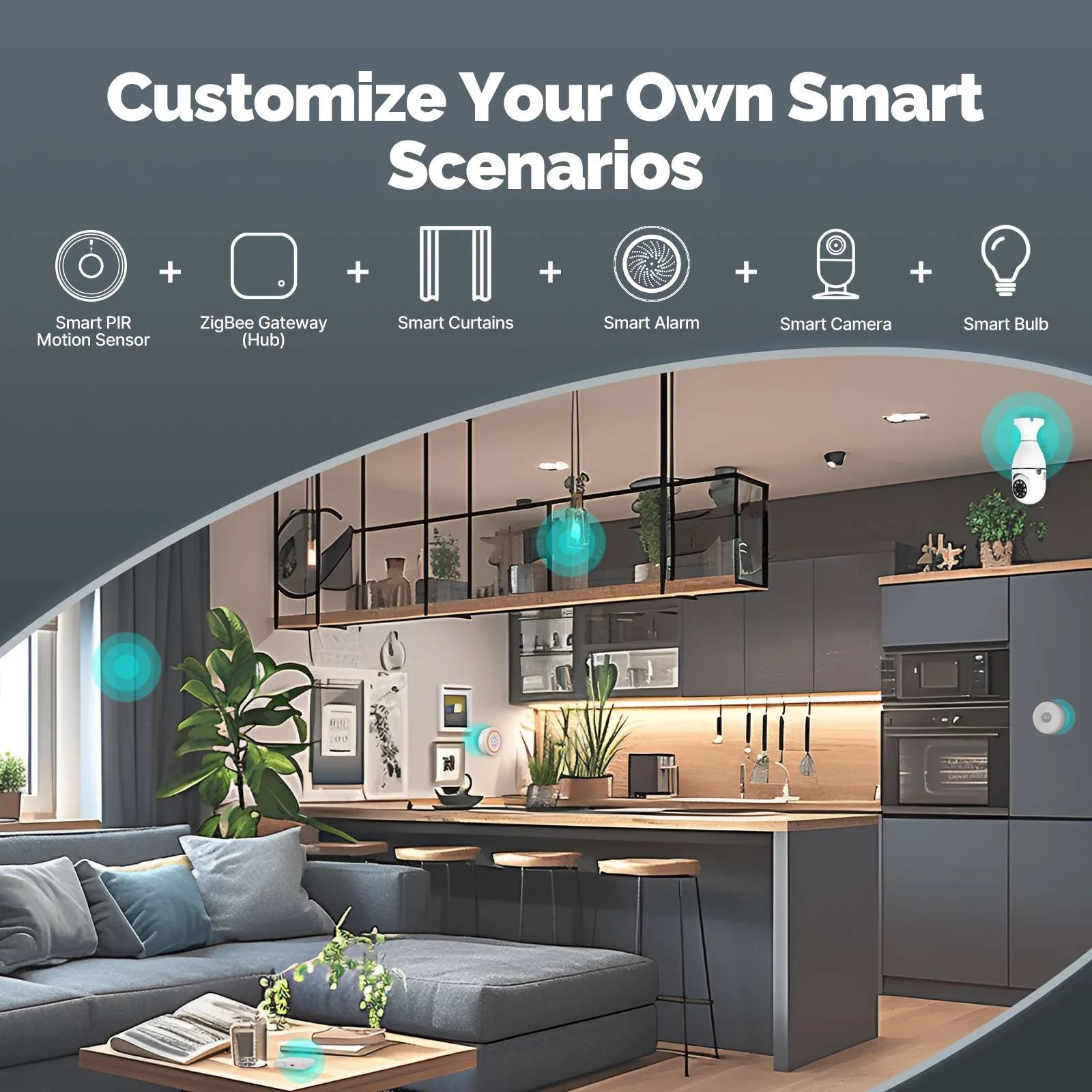 MOES 人感センサー PIRセンサー モーションセンサー ZigBee 赤外線モーション検知 CR2450電池式 磁石取付 照明連動可能 マグネット コンパクト スマートホーム - 画像 (13)