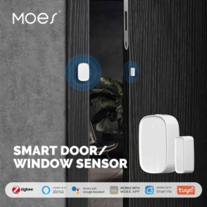 MOES Tuya（トゥーヤ）開閉センサー ZigBee ワイヤレス開閉検知 スマートホーム Alexa Google Home Smart Life CR2032電池式 - 画像 (4)