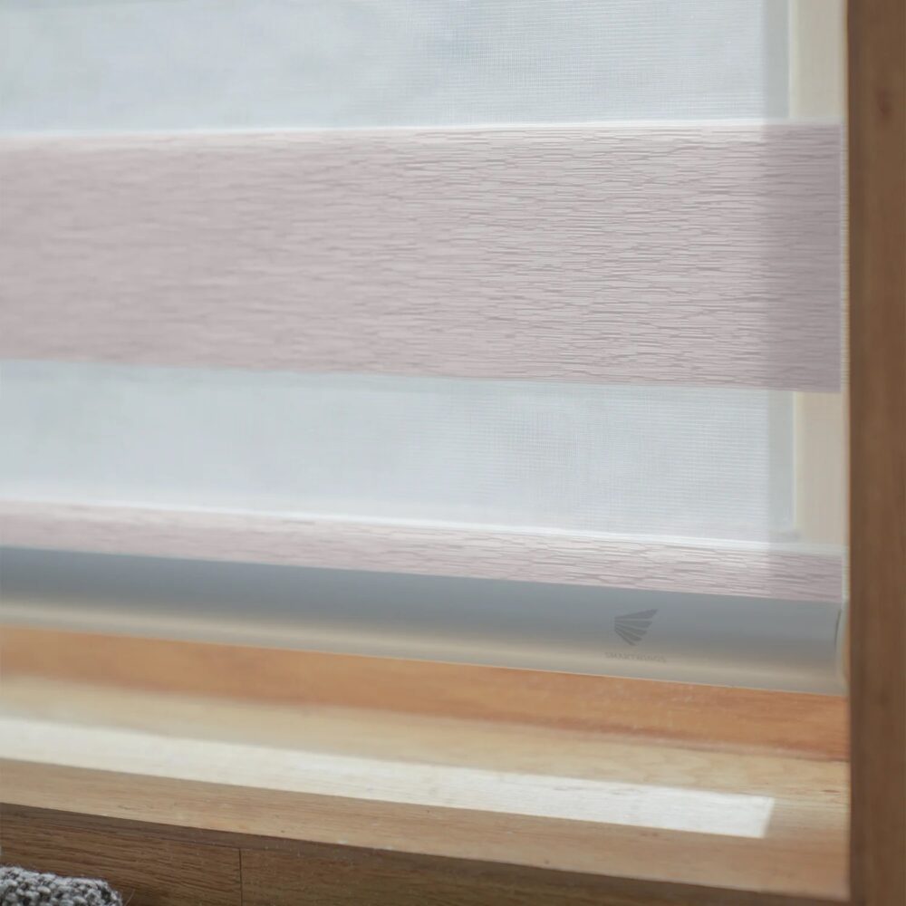 Eloise エロイーズ 調光ロールスクリーン（遮光60% 透け感あり ボーダー幅75mm） - 画像 (6)