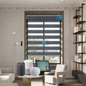 Ingrid イングリッド調光ロールスクリーン（遮光85% ボーダー幅95mm）