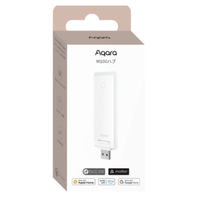 Aqara アカラ M100ハブ スマートホーム ハブ Matter対応 ゲートウェイ Thread Border Router 有線LAN Zigbee3.0 Bluetooth HomeKit Google Alexa連携