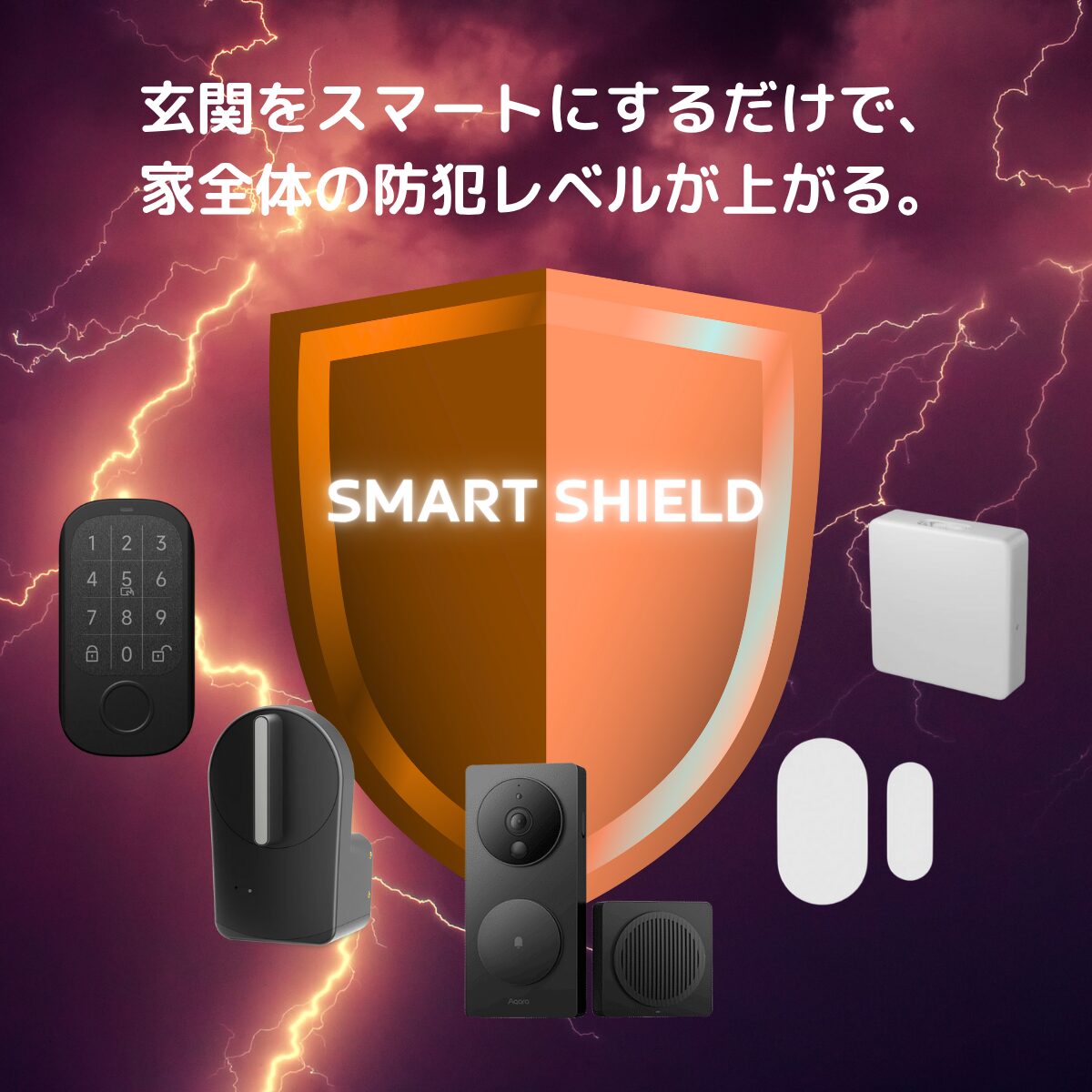 「スマート玄関防犯セット」 - 鍵をかける、その一歩先へ