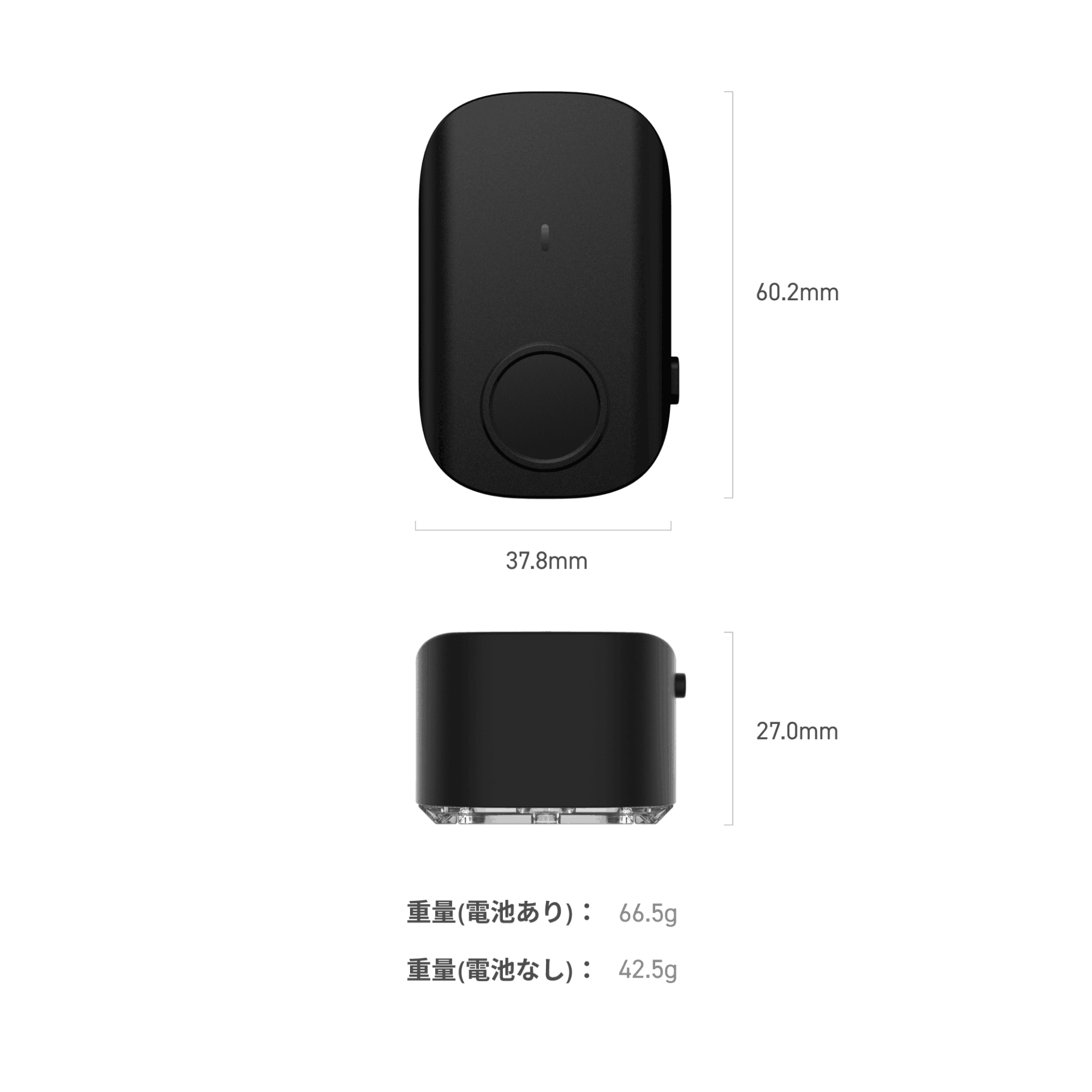キャンディハウス SESAME TOUCH2 セサミタッチ2 SESAME タッチ2 指紋認証パッド ICカードリーダー Suica対応 PASMO対応 Apple watch 工事不要 取付カンタン 防犯対策 充電式電池対応 - 画像 (3)